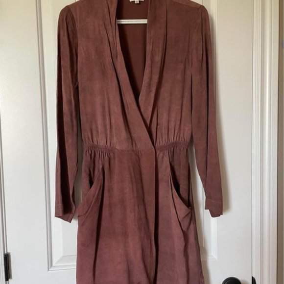 Aritzia Wilfred silk GALILÉE DRESS - Picture 2 of 6